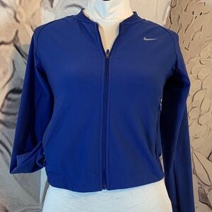 Nike running jacket in blue size xs